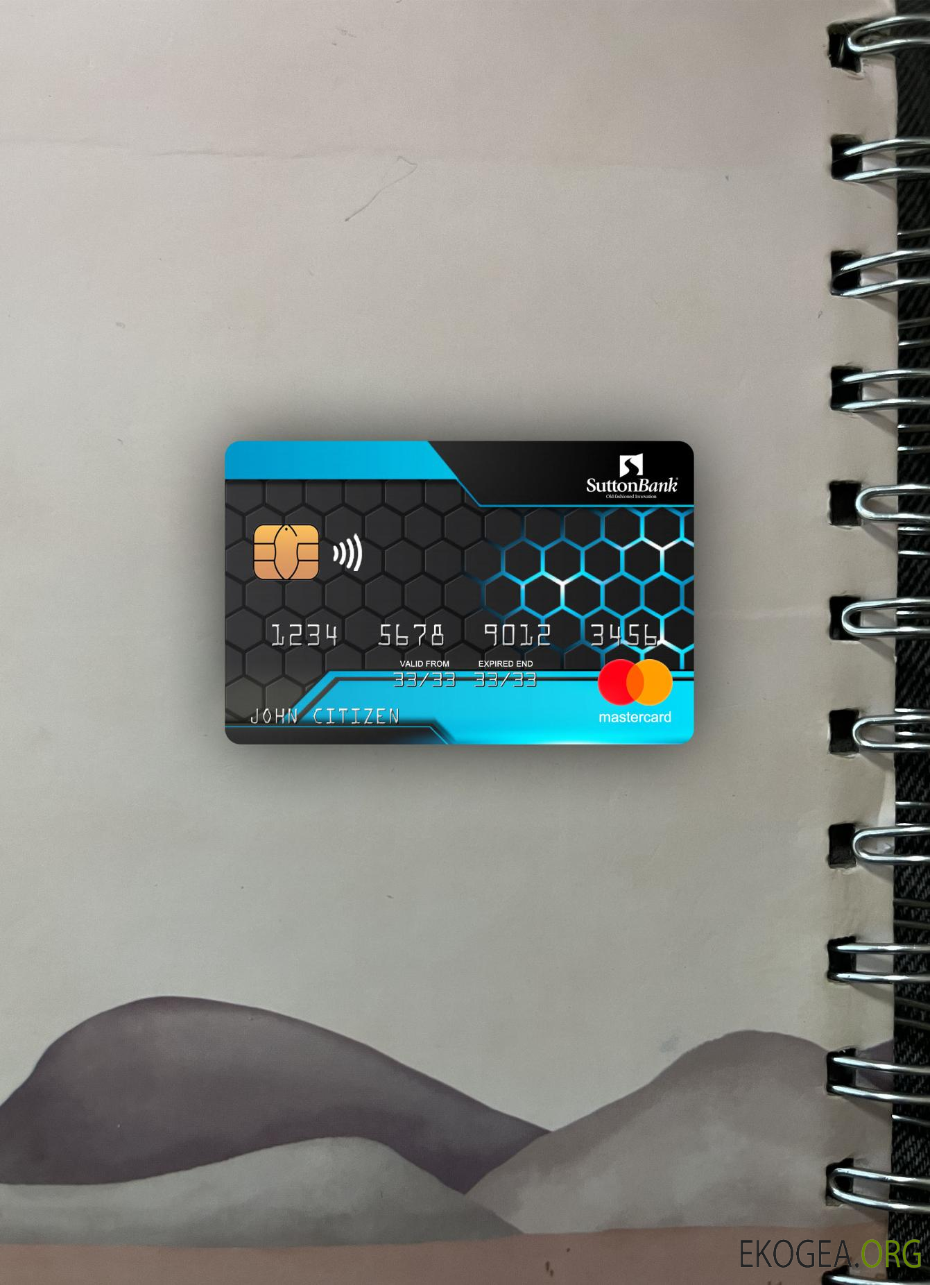 USA Sutton Bank mastercard photolook ,